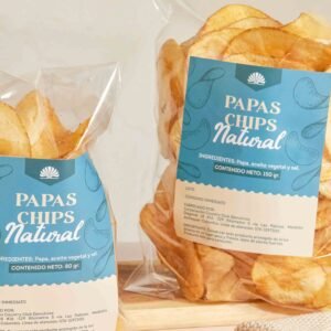 Papas chips natural