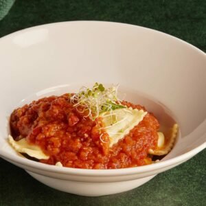 Raviolis de espinaca y ricotta